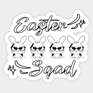 Easter Squad Easter Day Easter Bunny Sticker